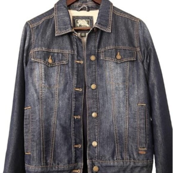 Roots blue soft denim jacket size M - Picture 1 of 2